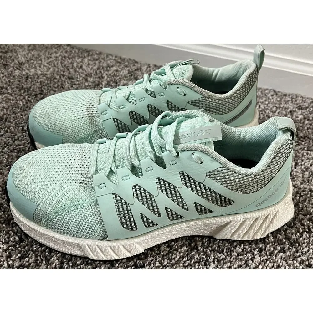 Reebok Fusion Flexweave comp safety toe work shoes women's size 7.5